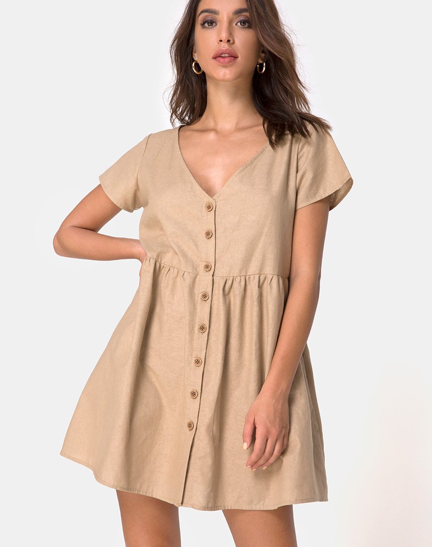 Stone Babydoll Button Down Dress | Deira motelrocks-com-us Stone Babydoll Button Down Dress | Deira motelrocks-com-us
