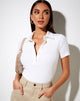 Image of Delle Bodice in Ivory