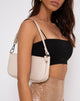 Image of Gigi Shoulder Bag in Croc Beige