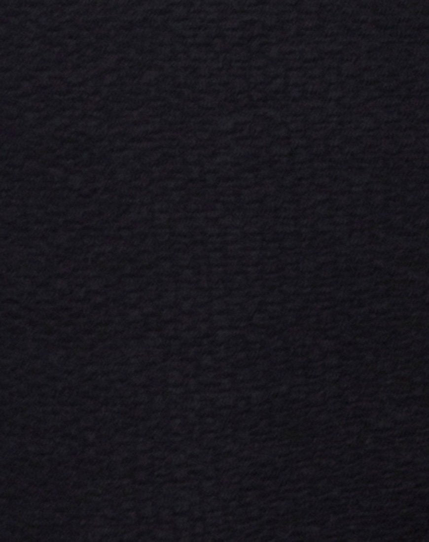 Image of Dreama Bikini Bottom in Textured Black