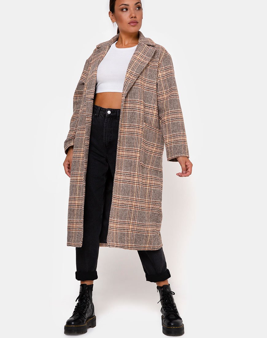 Image of Duster Coat in Winston Check