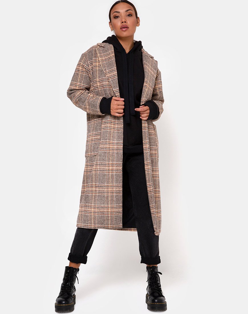 Image of Duster Coat in Winston Check