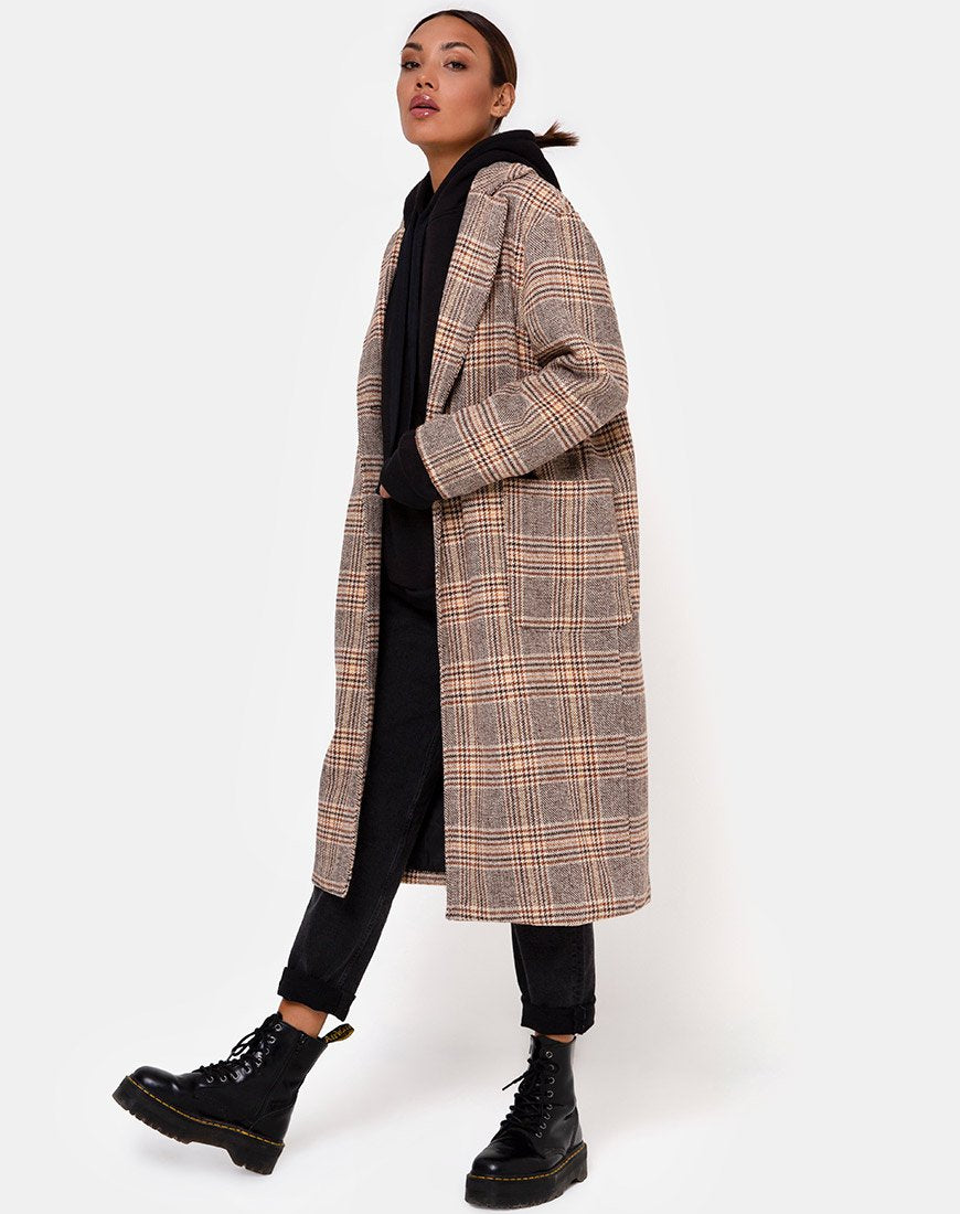 Image of Duster Coat in Winston Check