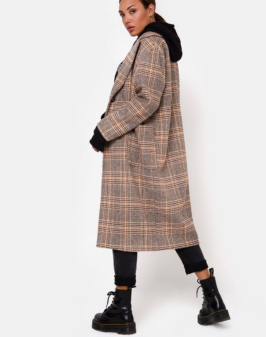 Image of Duster Coat in Winston Check