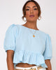 Image of Ellen Top in Sky Blue