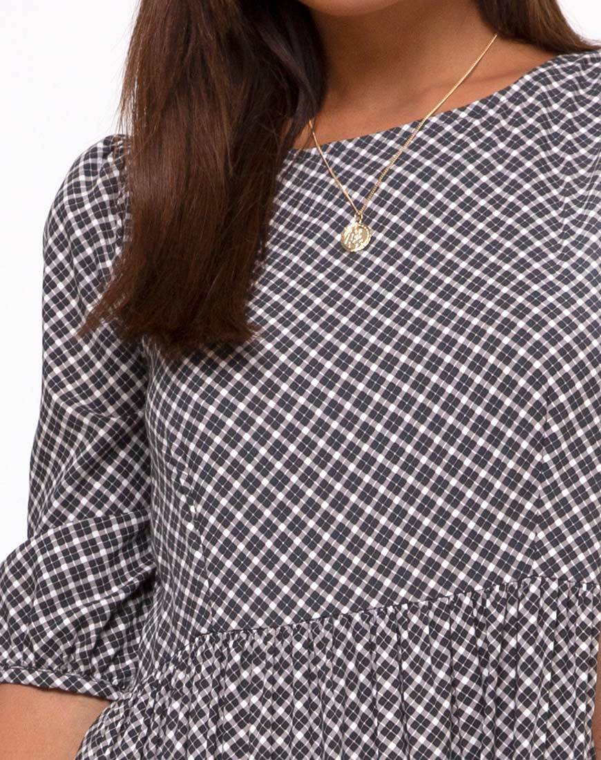 Image of Ellery Maxi Dress in Check it Out Black