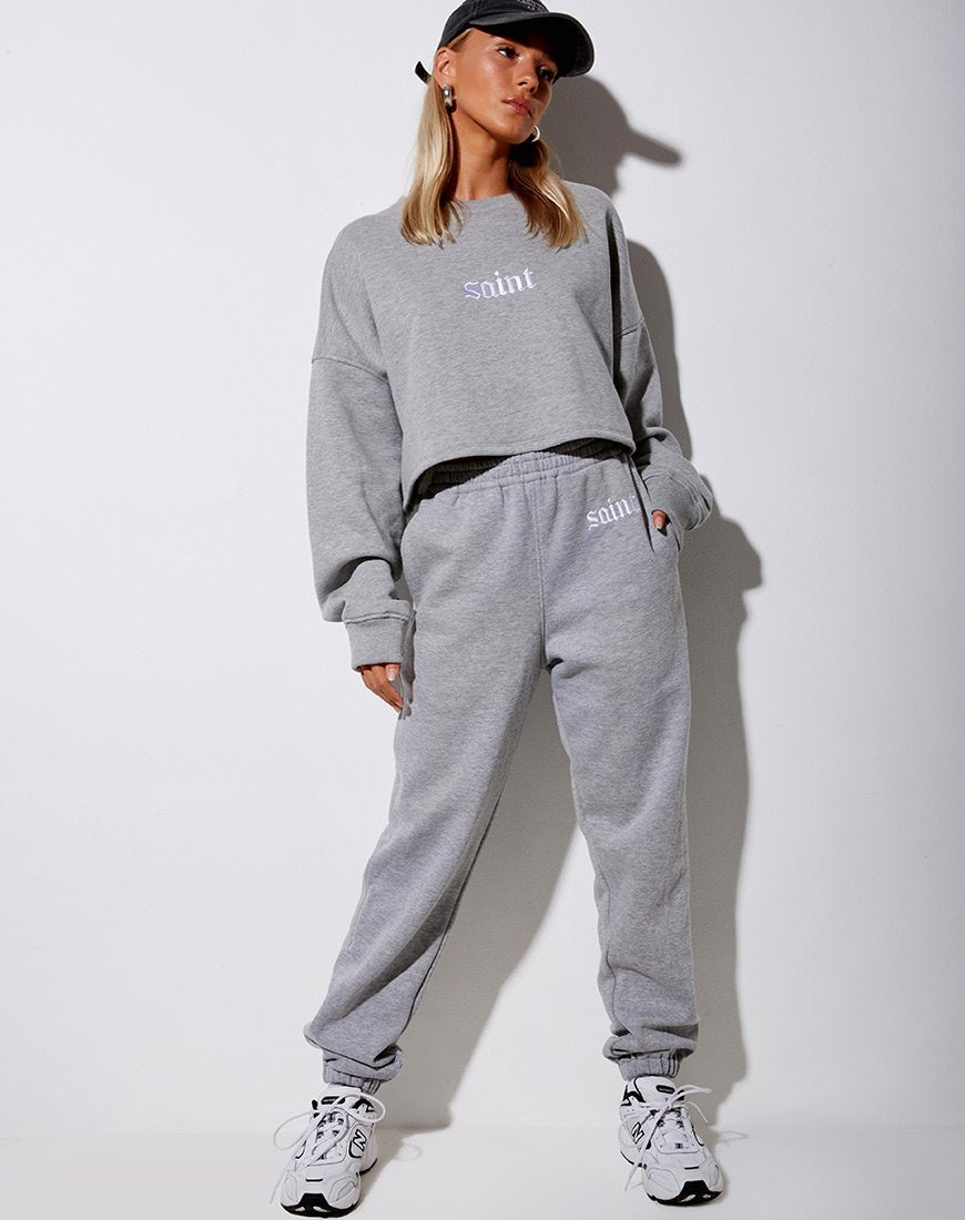 Image of Basta Jogger in Grey Marl Saint Embro