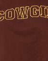 Deep Mahogany Cowgirl Embro