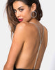 Image of Fern Bodice in Velvet Diamond Black