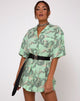 Image of Fresia Dress in Chinese Dragon Neo Mint