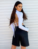 Image of Quelia Crop Top in White Saint Embro