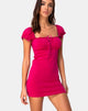 Image of Gaina Mini Dress in Cherry Jersey