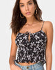 Image of Gemala Top in Dark Wild Flower