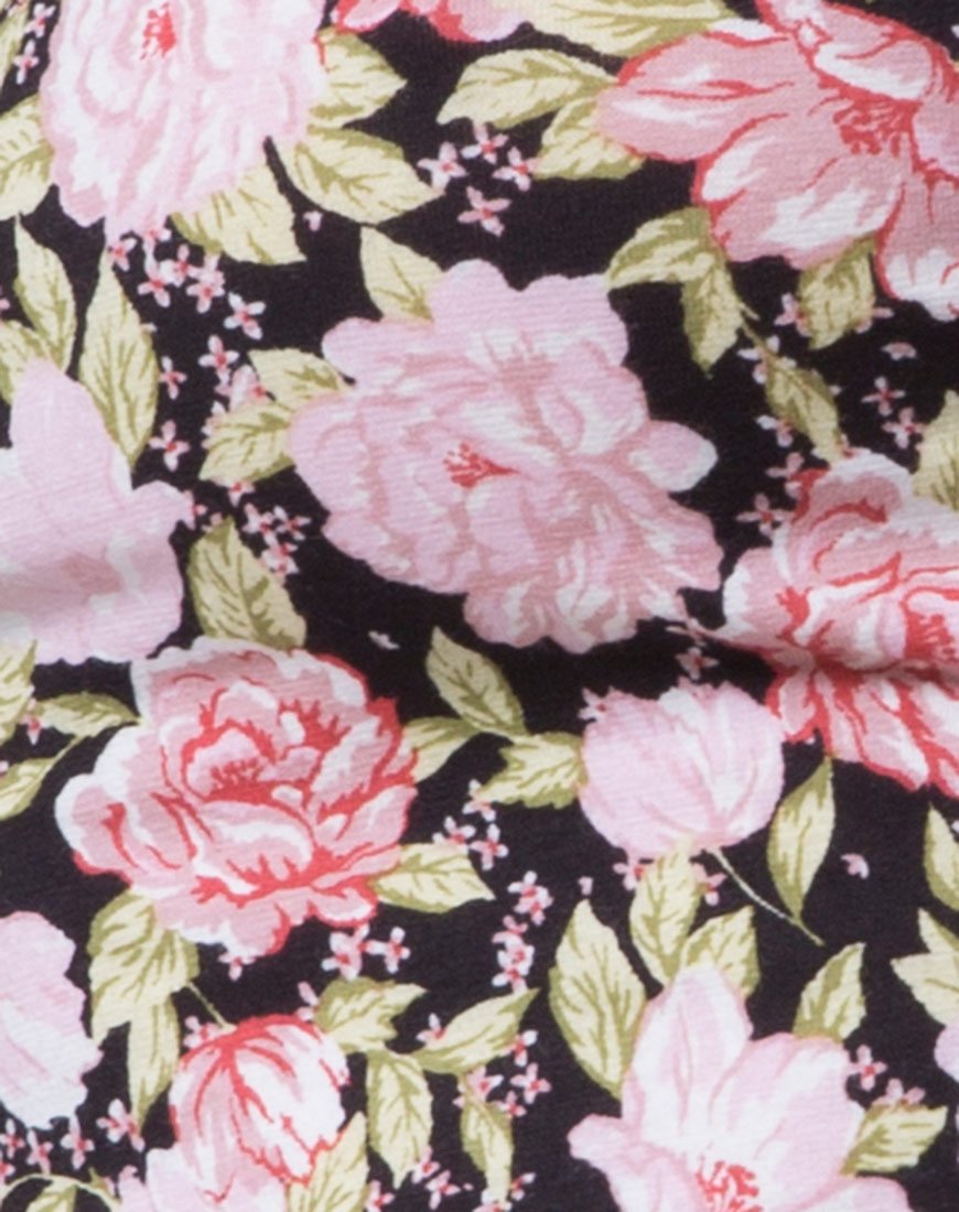 Image of Glior Crop Top in Bloom Floral