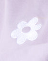 Pastel Lilac Daisy Embro