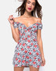 Image of Karoo Mini Dress in Blooming Rose