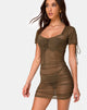 Image of Guenetta Dress in Olive Net