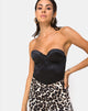 Image of Gyal Sleeveless Bodice in Black