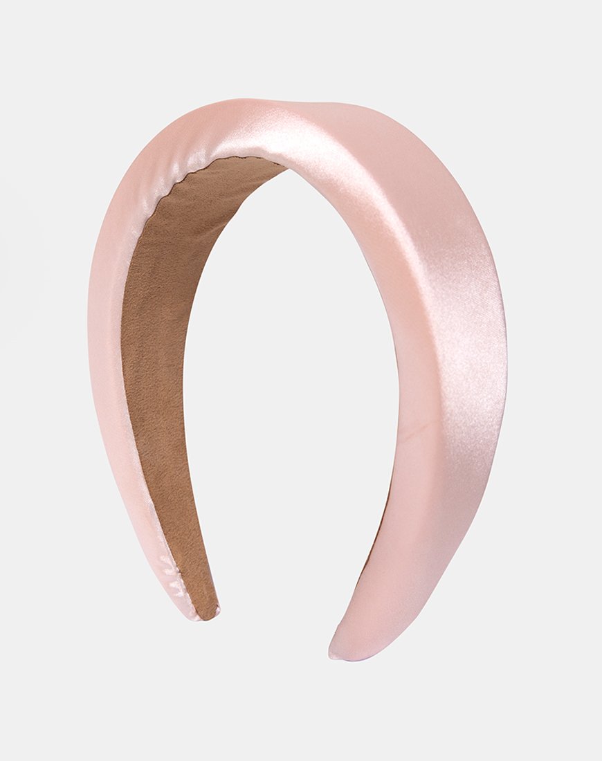 SATIN ROSE HAIR TIE IBIZA BLUE SATIN ROSE HAIR TIE IBIZA BLUE