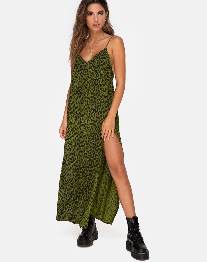 green emerald velvet dress Oakley Animal Print Wrap Maxi Dress, Green Animal Jolie Moi Retail green emerald velvet dress Oakley Animal Print Wrap Maxi Dress, Green Animal Jolie Moi Retail