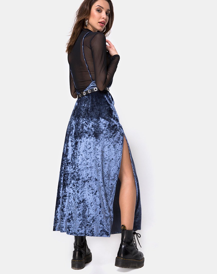 knee length dresses for ladies Aurora Velvet Maxi Dress main image 0