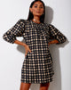 Image of Isha Mini Dress in 90s Grunge Check
