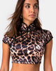 Image of Jakina Crop Top in Magic Leopard