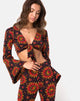 Image of Espha Crop Top in Hot Sun X Princess Polly
