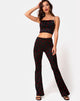 Image of Jeva Flare Trouser in Japanesse Blossom