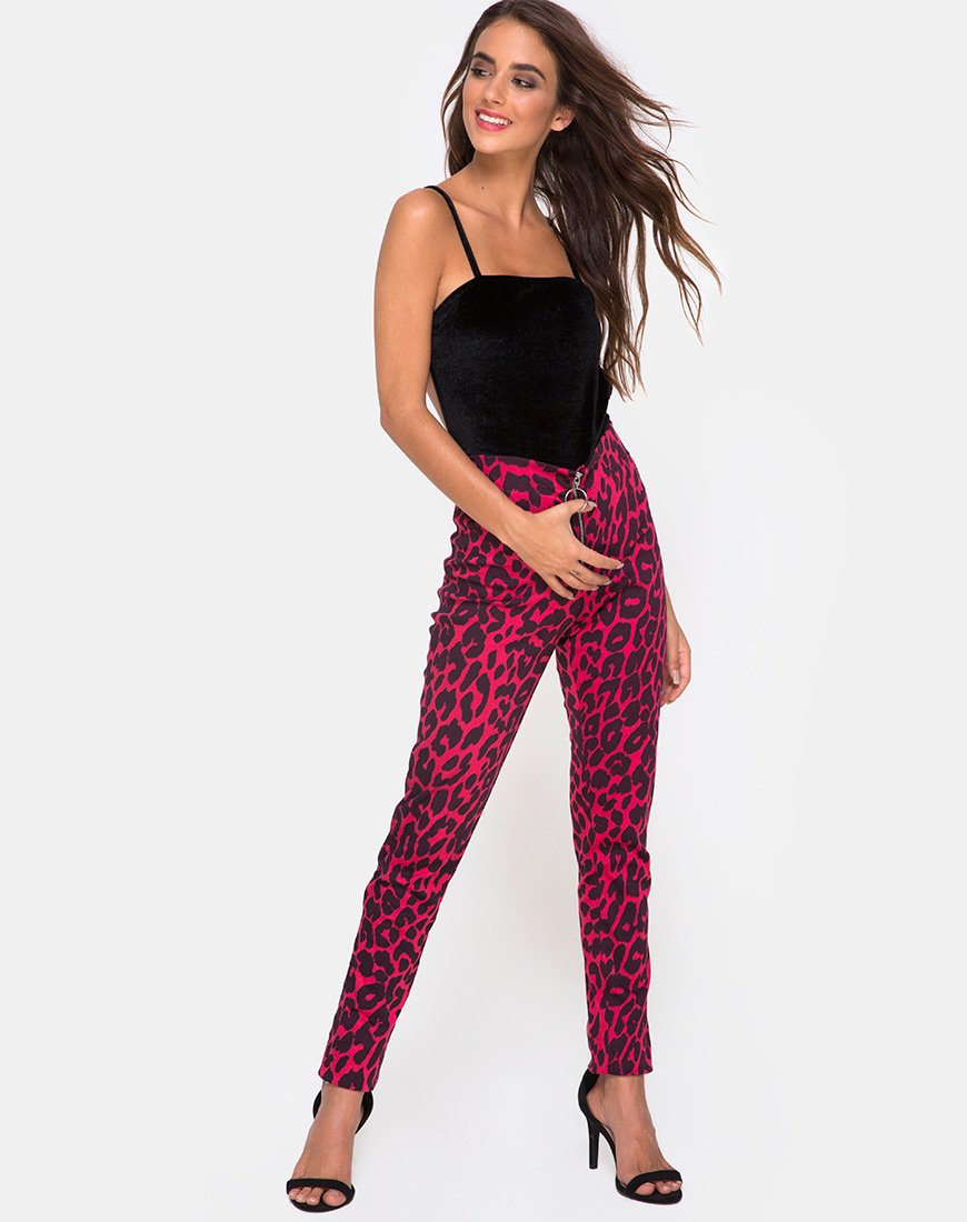 Image of Jolim Trouser in Oversize Jaguar Red