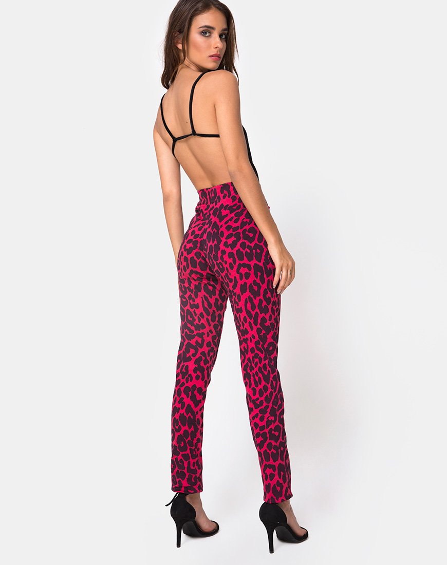 Image of Jolim Trouser in Oversize Jaguar Red