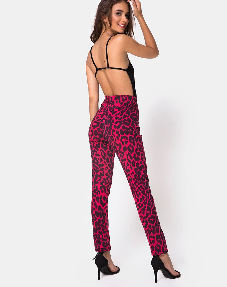 Image of Jolim Trouser in Oversize Jaguar Red
