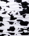 Flock Dalmation Black and White