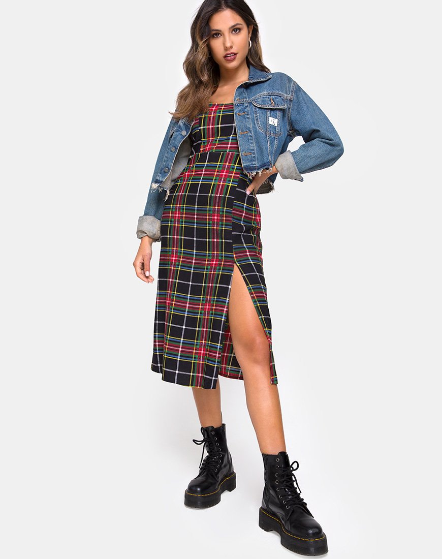 Plaid Midi Dress Grunge | Kaoya motelrocks-com-us Plaid Midi Dress Grunge | Kaoya motelrocks-com-us