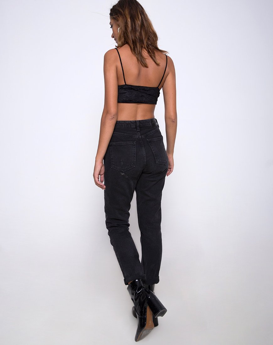 Image of Kasen Bralet in Velvet Black
