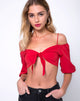 Image of Kavon Crop Top in Red
