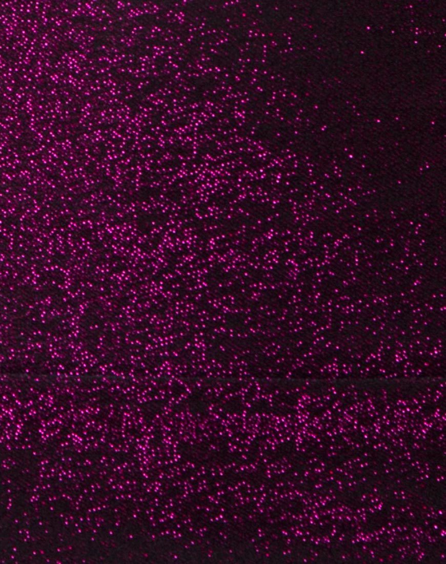 Image of Tube Top in Glitter Burgundy