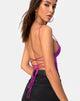 Image of Koza Bodice in Satin Violet