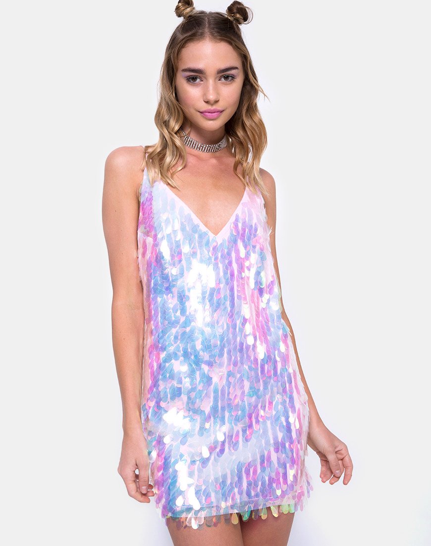 motel rocks purple sequin dress Breena Dress in Plum Disc Sequin
