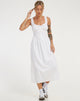 image of Melrose Maxi Dress in White