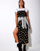 Image of Mirza Maxi Dress in Rose Garden Black