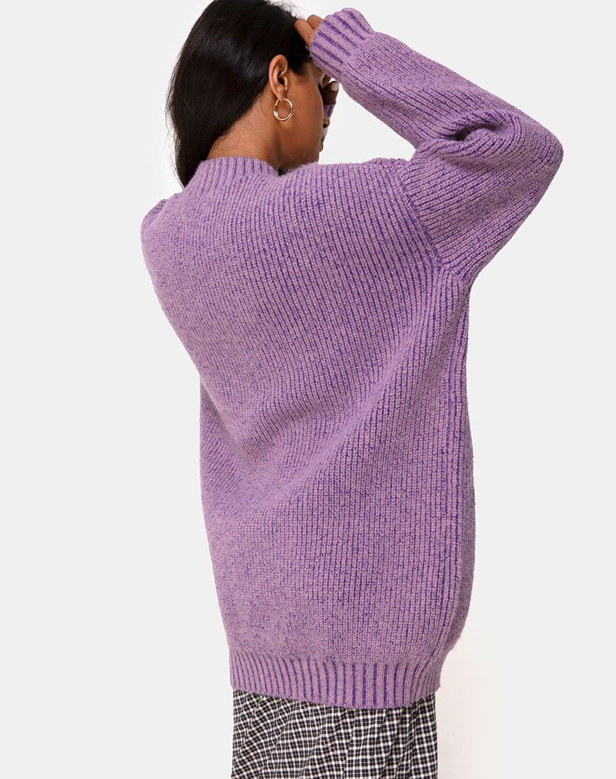Image of Mody Jumper Knitted in Light Purple