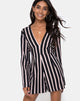 Image of Moran Jumpsuit in Formal Stripe