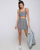 Image of Kimmy Bodycon Skirt in New Stripe