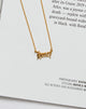 Image of Necklace in “Honey” Gold