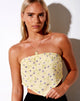 Image of Nolda Top in Wild Flower Lemon Drop
