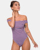 Image of Olivia Swimsuit in Triple Stripe