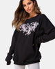 Image of Sweatshirt in Black Cherub