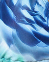 Abstract Floral Blue
