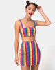 Image of Pelmo Mini Skirt in Good Times Stripe X Princess Polly
